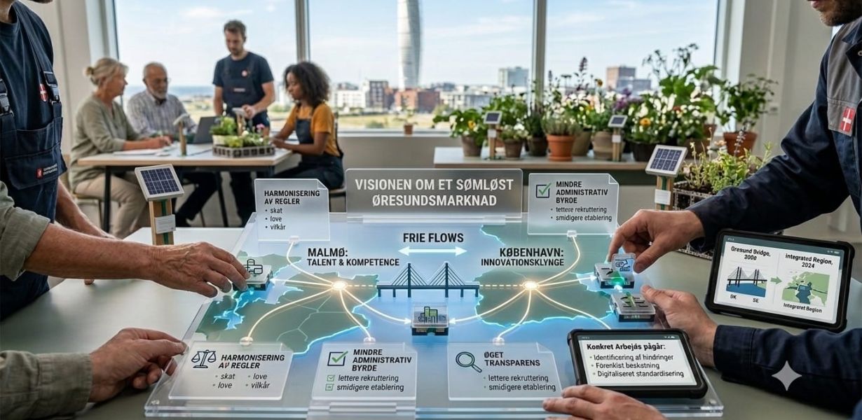 Visionen om et friktionsfrit marked i Øresundsregionen