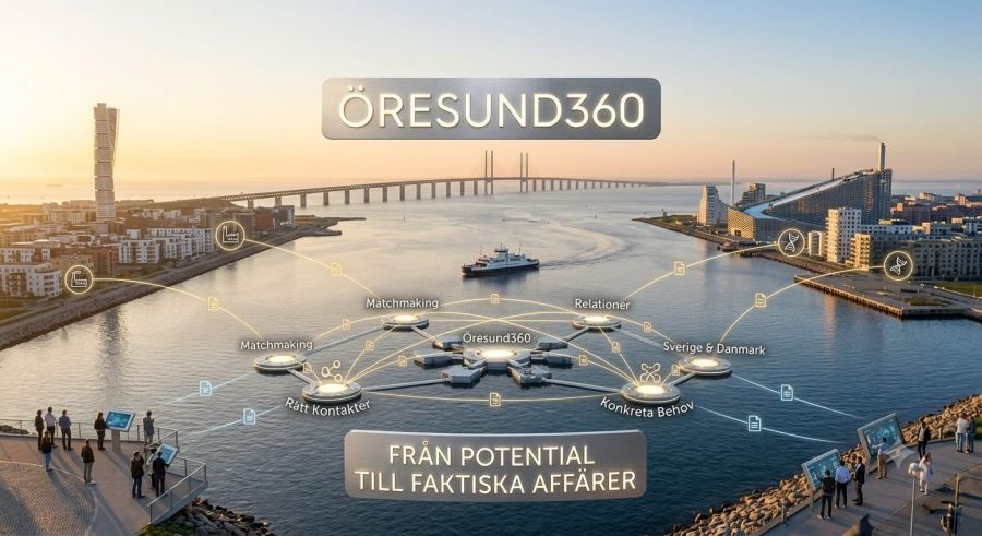 Öresund360 – att möjliggöra affärer, nätverkande och matchmaking i Öresundsregionen