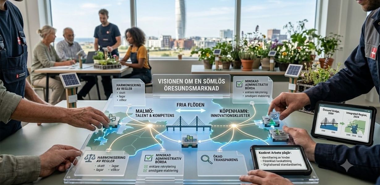 Visionen om en sömlös marknad i Öresundsregionen
