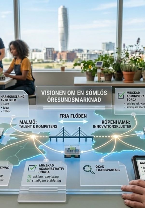 Visionen om en sömlös marknad i Öresundsregionen